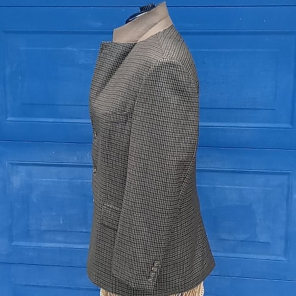 Chaps by Ralph Lauren Houndstooth Luxury Blazer
